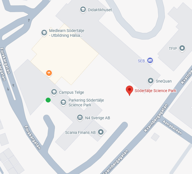 Karta vägbeskrivning Campus Telge